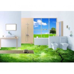 Sơn Tony hoa văn phòng tắm 3D